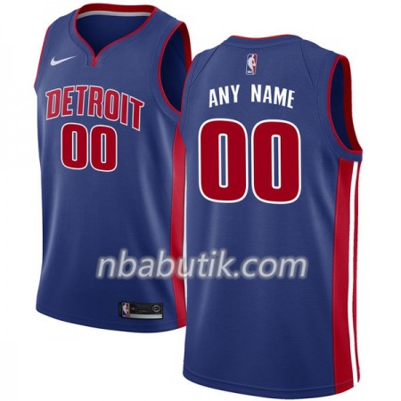 NBA Mænd Trøje Detroit Pistons Custom Nike 2017-18 Blå Swingman
